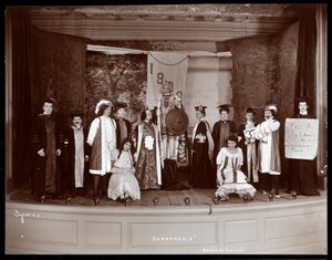 A Scene from an Amateur Revue Titled Barnardesia Presented at Barnard College, New York